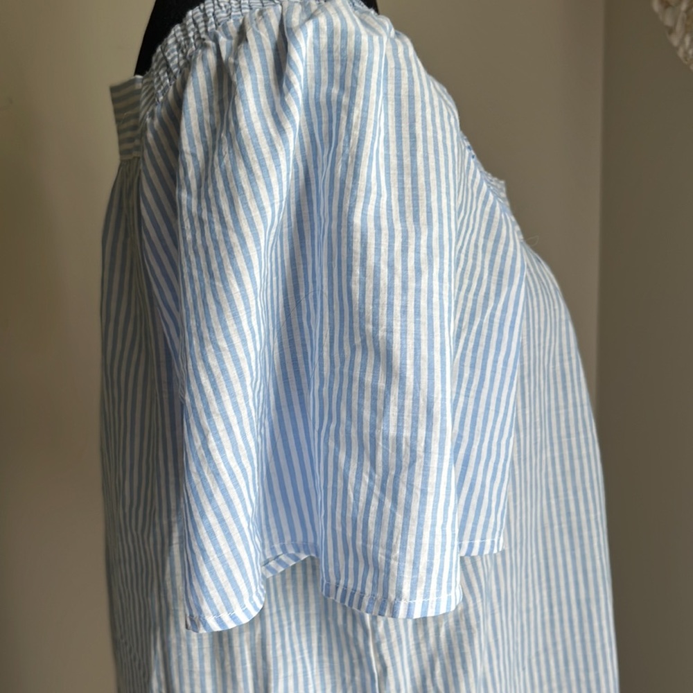 NWOT: Loft Eyelet Square Neck Peasant Top | M - Picture 11 of 16
